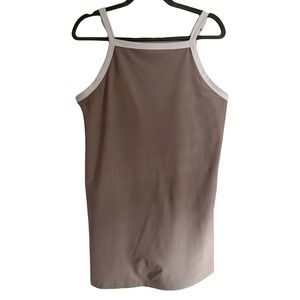 YPB SculptLUX Apron Easy‎ Tan Mini Active Dress Size X-Large